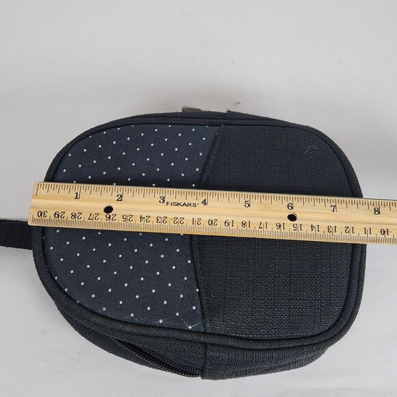 Burton Golf Valuables Pouch Bag Balls Holder Black Zippered wristlet Keychain - Picture 8 of 10